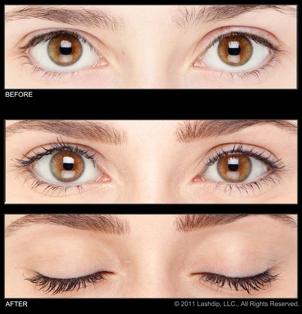 Lashdip before and after